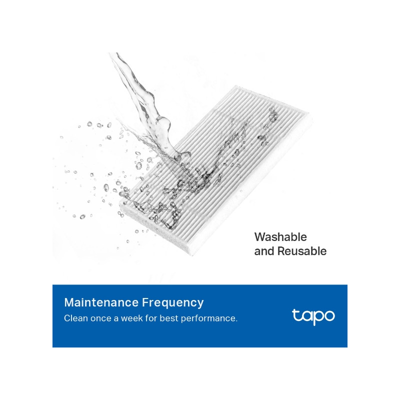 TP-LINK - Tapo RVA500 Tapo Robot Vacuum 2-in-1 Dustbin & Water Tank