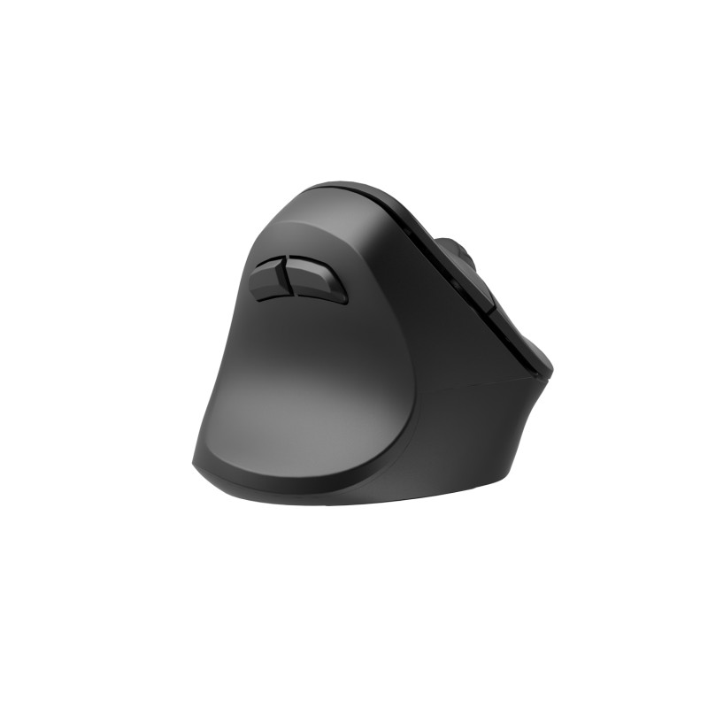 Natec CRAKE 2/Kancelárska/Optická/Pre ľavákov/2 400 DPI/USB+BT/Čierna