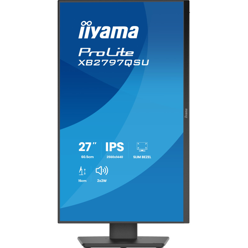 iiyama ProLite/XB2797QSU-B1/27''/IPS/QHD/75Hz/1ms/Čierna/5R