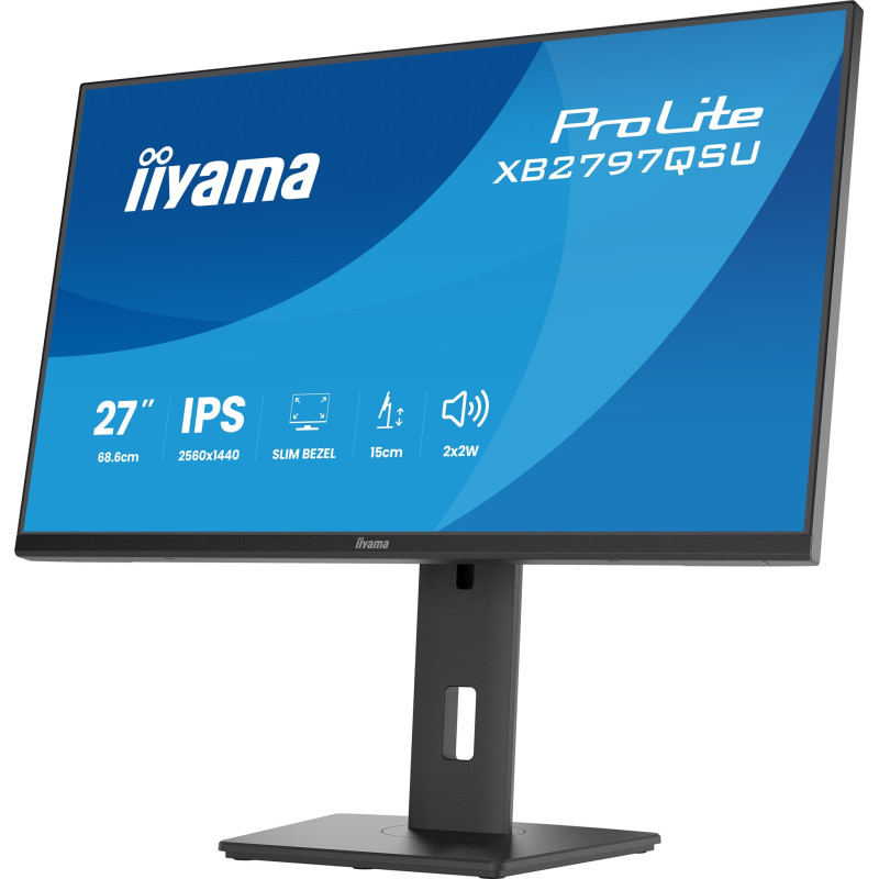 iiyama ProLite/XB2797QSU-B1/27''/IPS/QHD/75Hz/1ms/Čierna/5R