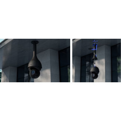Ubiquiti UACC-AI-PTZ Precision-PM-B - AI PTZ Precision Pendant Mount, čierna