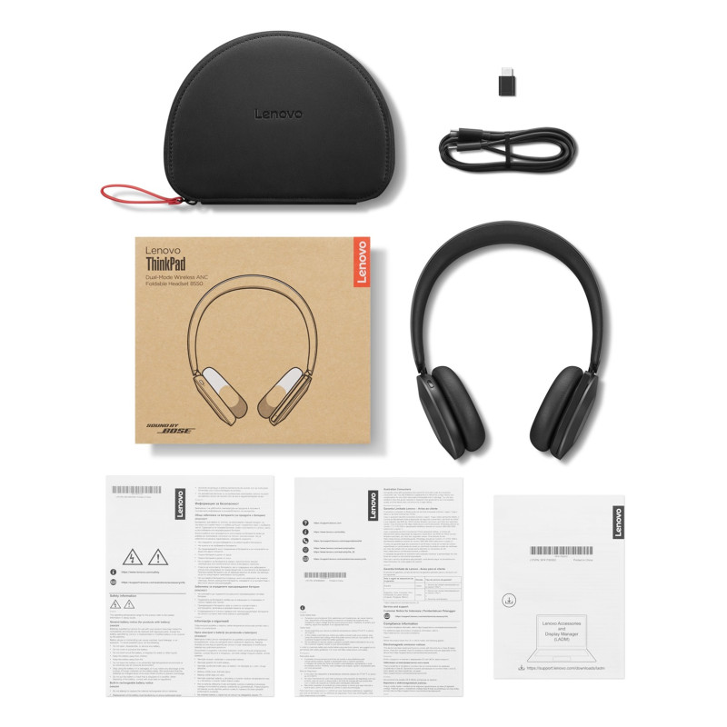 LENOVO - ThinkPad Dual-Mode Wireless ANC Foldable Headset