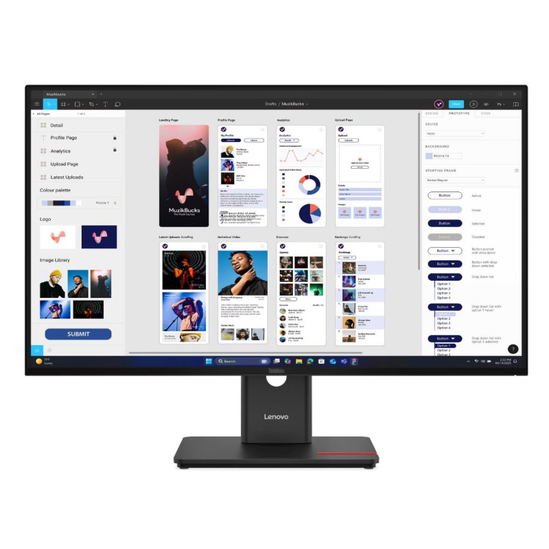 Lenovo T32UD-40 31.5'' IPS/16:9/3840x2160/1500:1/350