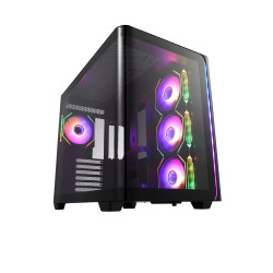 FSP M580-BA/Midi Tower/Transpar./Čierna