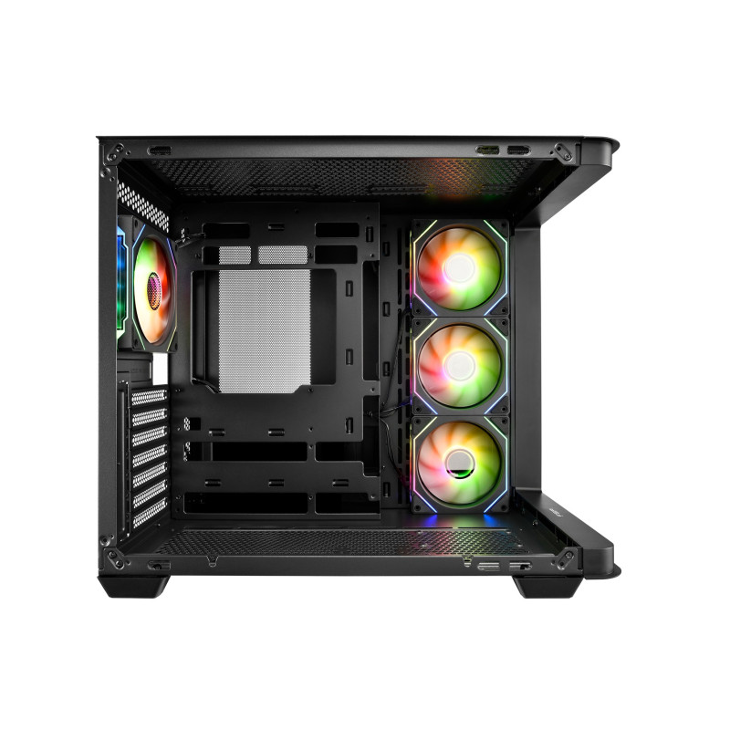 FSP M580-BA/Midi Tower/Transpar./Čierna