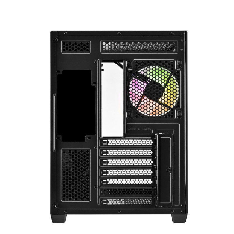 FSP M580-BA/Midi Tower/Transpar./Čierna