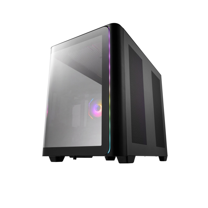FSP M580-BA/Midi Tower/Transpar./Čierna