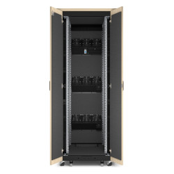 APC NetShelter Soundproof, 38U, Server Rack Enclosure, 230V, Maple