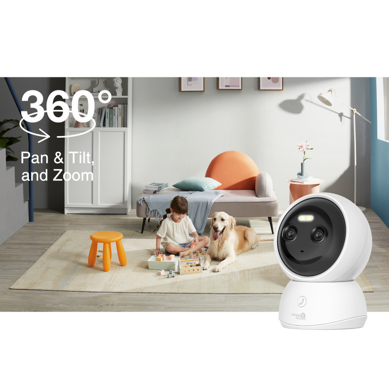 iGET HGWIP222 - WiFi Dual Lens 2K IP kamera s LED + IR nočným videním, zvuk, otočná, SK aplikácia