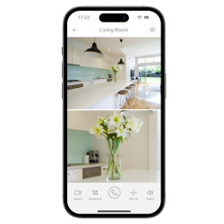 iGET HGWIP222 - WiFi Dual Lens 2K IP kamera s LED + IR nočným videním, zvuk, otočná, SK aplikácia
