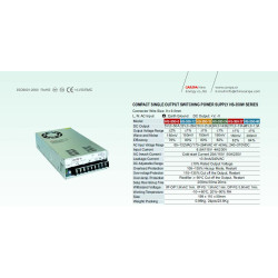 Priemyselný zdroj Carspa 12V-/350W spínaný HS-350/12