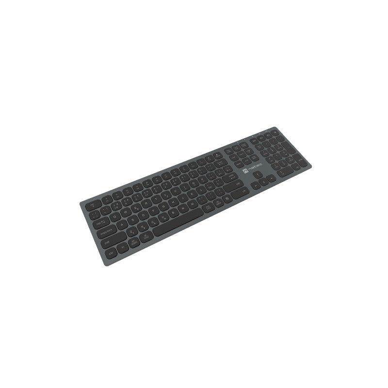 Natec klávesnica DOLPHIN/Bezdrôtová Bluetooth/ CZ- SK layout/Šedá