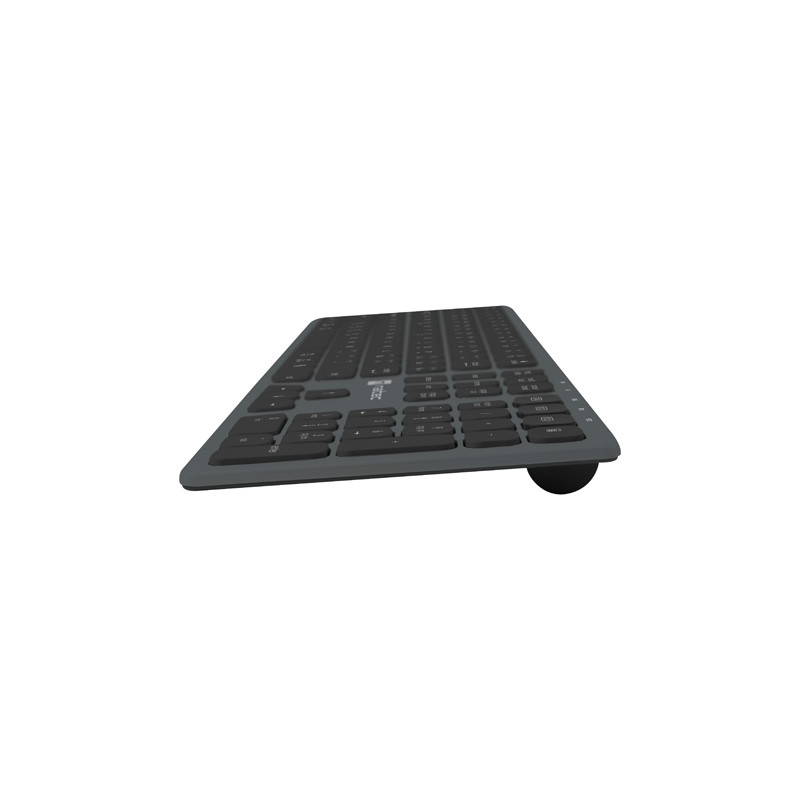 Natec klávesnica DOLPHIN/Bezdrôtová Bluetooth/ CZ- SK layout/Šedá
