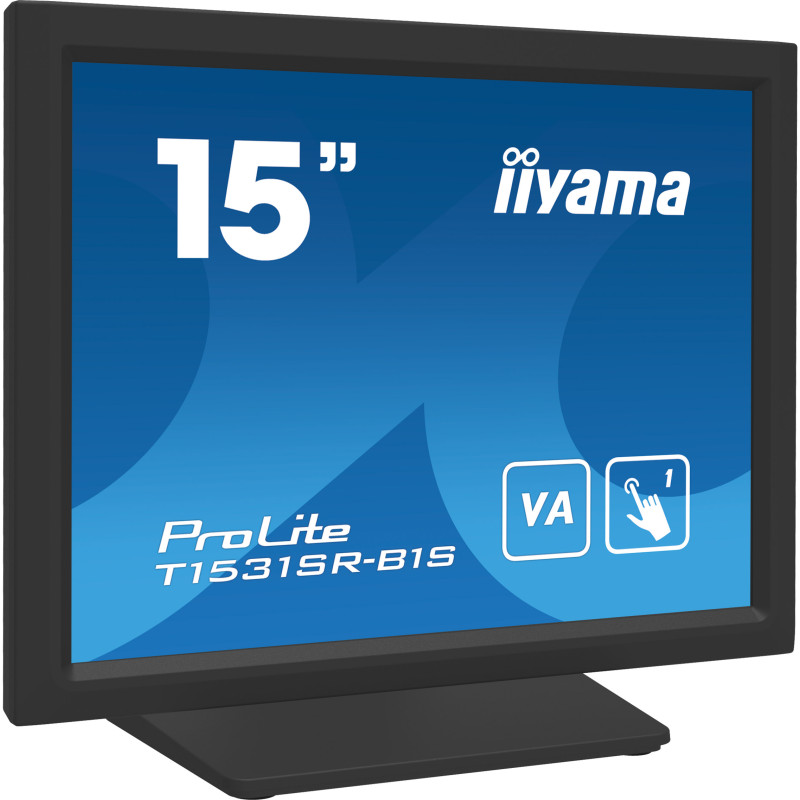 15'' iiyama T1531SR-B1S: VA, 1024x768, DP, HDMI