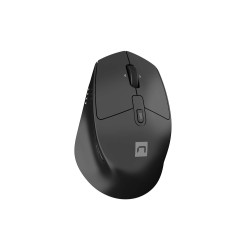 Myš bezdrôtová Natec KITE/Kancelárska/Blue Sense/Pre pravákov/4 000 DPI/USB+BT/Čierna
