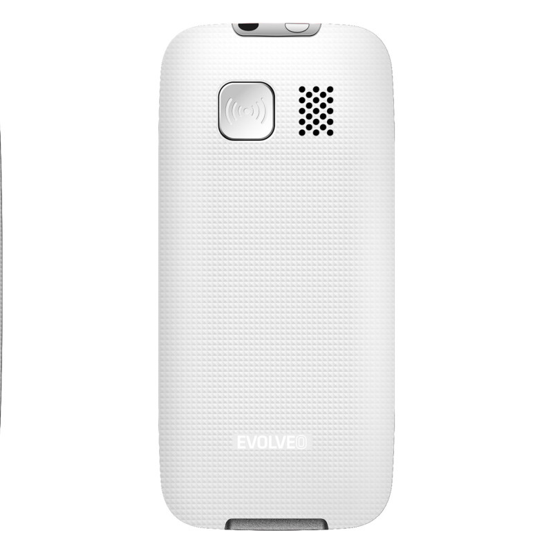 EVOLVEO EasyPhone, mobilný telefón pre seniorov s nabíjacím stojanom, biela