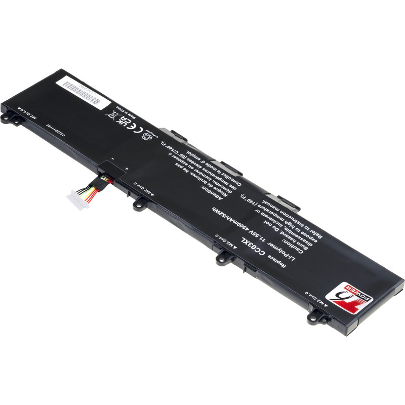Batérie T6 Power HP EliteBook 830 G7, 830 G8, 840 G7, ZBook 14 G7, 4500mAh, 52Wh, 3cell, Li-pol