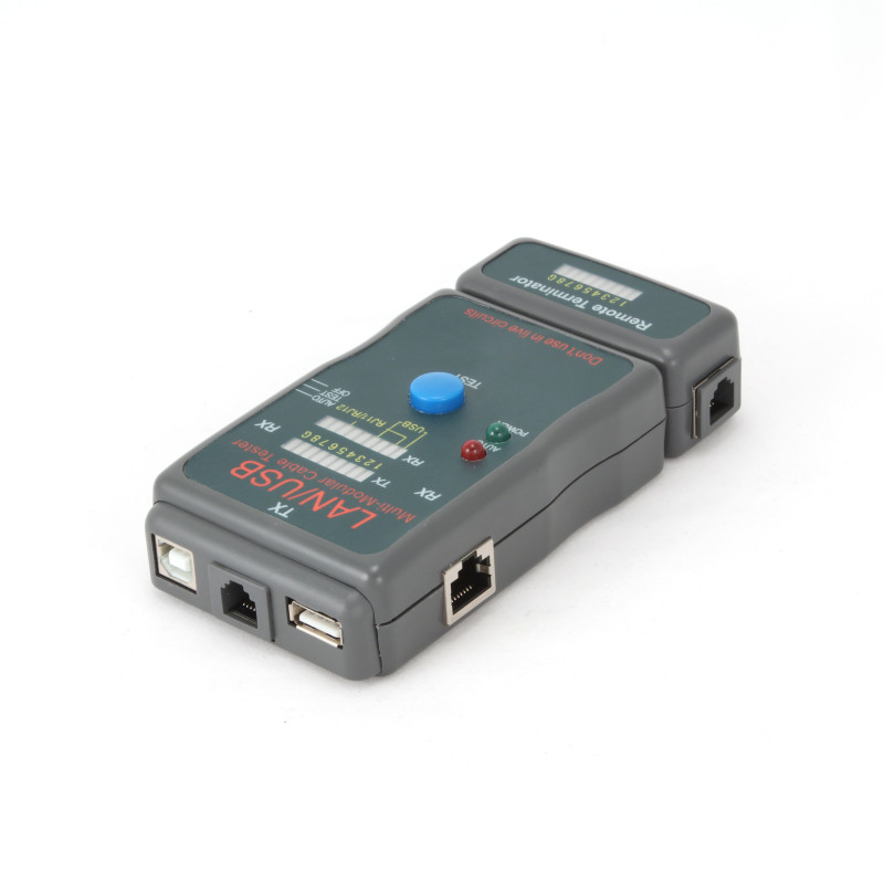 GEMBIRD Eth kábel tester NCT-2 - RJ11-12,USB