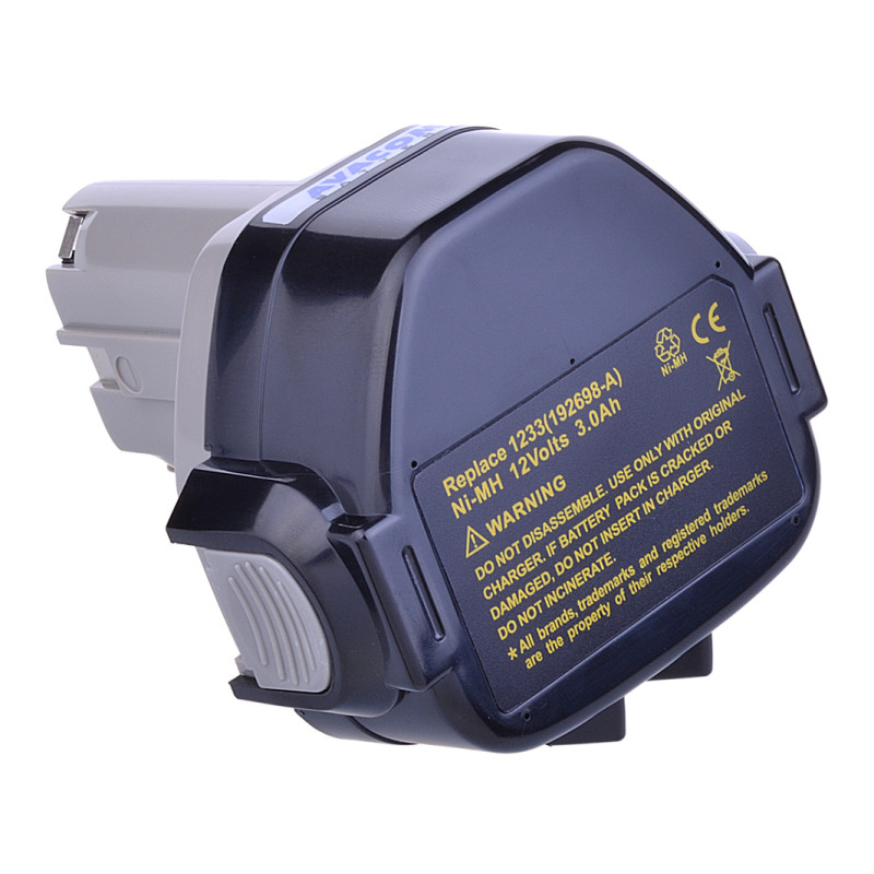 Batérie AVACOM MAKITA 1234 Ni-MH 12V 3000mAh, články PANASONIC