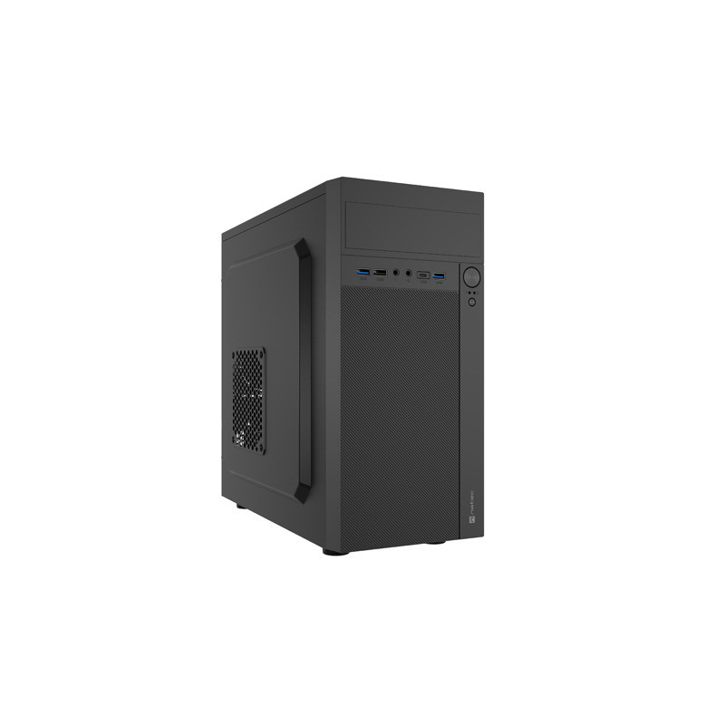 Počítačová skriňa Natec HELIX USB-C/Micro ATX/Čierna