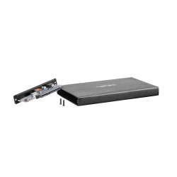 Externý box pre HDD 2,5'' USB 3.0 Natec Rhino Go, černý, hliníkové telo