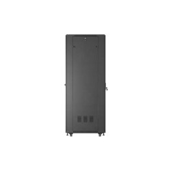 LANBERG 19'' VOĽNE STOJÚCA RACKOVÁ SKRIŇA 42U/600X800 (FLAT PACK) S PRESKLENÝMI DVERAMI ČIERNA