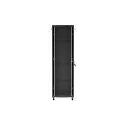 LANBERG 19'' VOĽNE STOJÚCA RACKOVÁ SKRIŇA 42U/600X800 (FLAT PACK) S PRESKLENÝMI DVERAMI ČIERNA