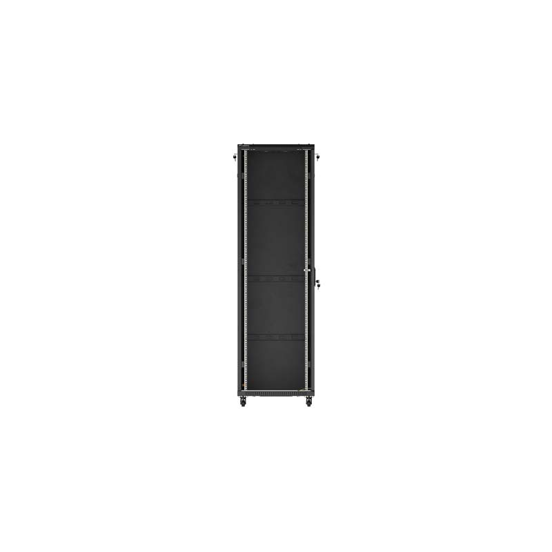 LANBERG 19'' VOĽNE STOJÚCA RACKOVÁ SKRIŇA 42U/600X800 (FLAT PACK) S PRESKLENÝMI DVERAMI ČIERNA