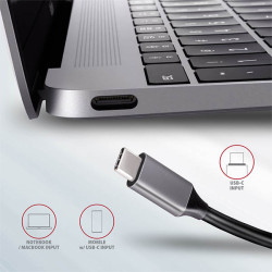 AXAGON HMC-5, USB 3.2 Gen 1 húb, porty 2x USB-A, HDMI, SD/microSD slot, PD 100W, kábel USB-C 20cm