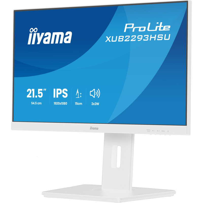 iiyama ProLite/XUB2293HSU-W7/21,5''/IPS/FHD/100Hz/1ms/Biela/3R