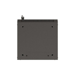 LANBERG RACKOVÁ SKRIŇA 10'' PRO MONTÁŽ NA STENU 6U/300X300 (FLAT PACK) S PROSKLENÝMI DVERMI ČIERNA