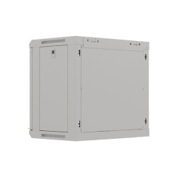 LANBERG 19'' RACKOVÁ SKRIŇA PRO MONTÁŽ NA STENU 9U/540X350 (FLAT PACK) S PROSKLENÝMI DVERAMI ŠEDÁ