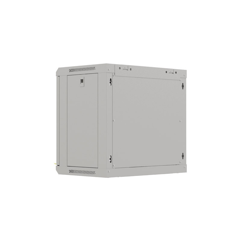 LANBERG 19'' RACKOVÁ SKRIŇA PRO MONTÁŽ NA STENU 9U/540X350 (FLAT PACK) S PROSKLENÝMI DVERAMI ŠEDÁ