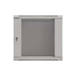 LANBERG 19'' RACKOVÁ SKRIŇA PRO MONTÁŽ NA STENU 9U/540X350 (FLAT PACK) S PROSKLENÝMI DVERAMI ŠEDÁ