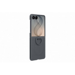 Samsung Silikonový magnetický kryt s držiakom na prst pre Galaxy Z Flip8, Graphite
