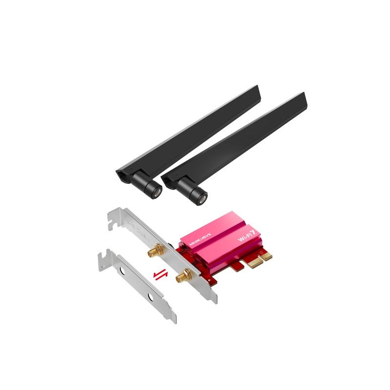 Mercusys MA47BE BE9300 Tri-Band WiFi7 PCIe adaptér