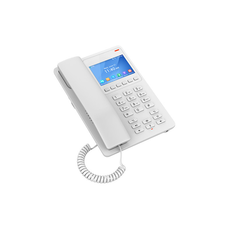 Grandstream GHP630 SIP hotelový telefón s displejom, biely