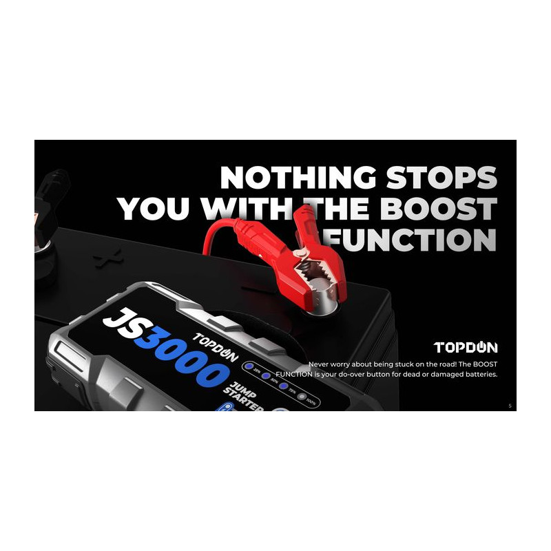 VIKING - TOPDON Car Jump Starter JumpSurge 3000