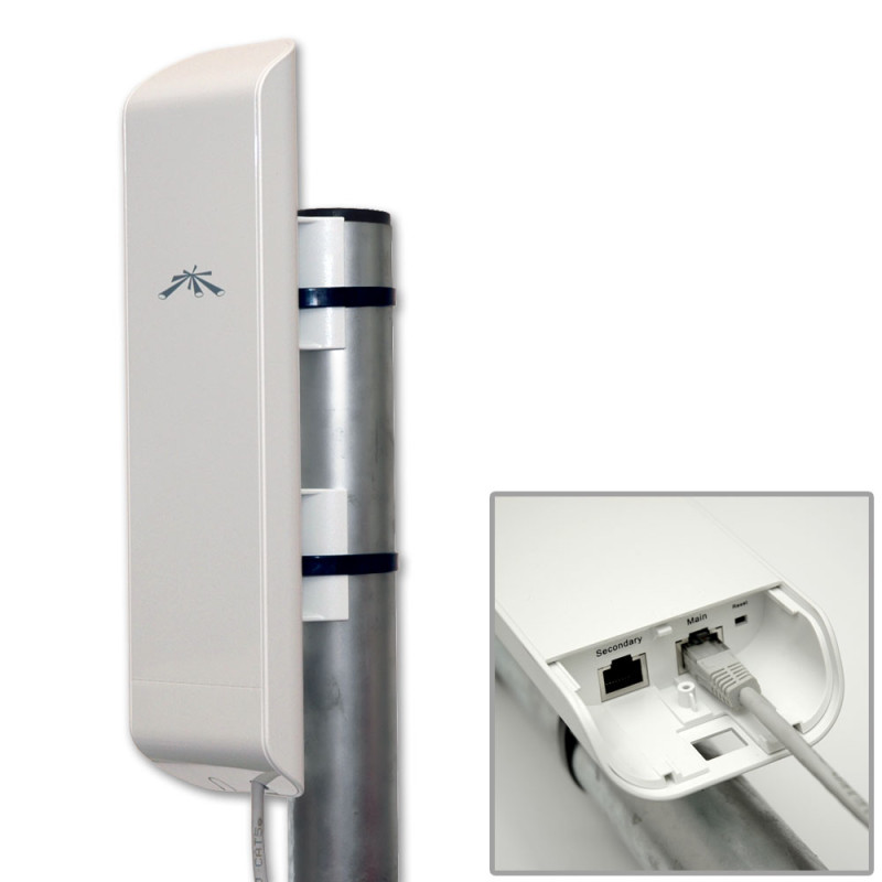 Ubiquiti NanoStationM5, outdoor, 2x2 MIMO, Hi Power 5GHz
