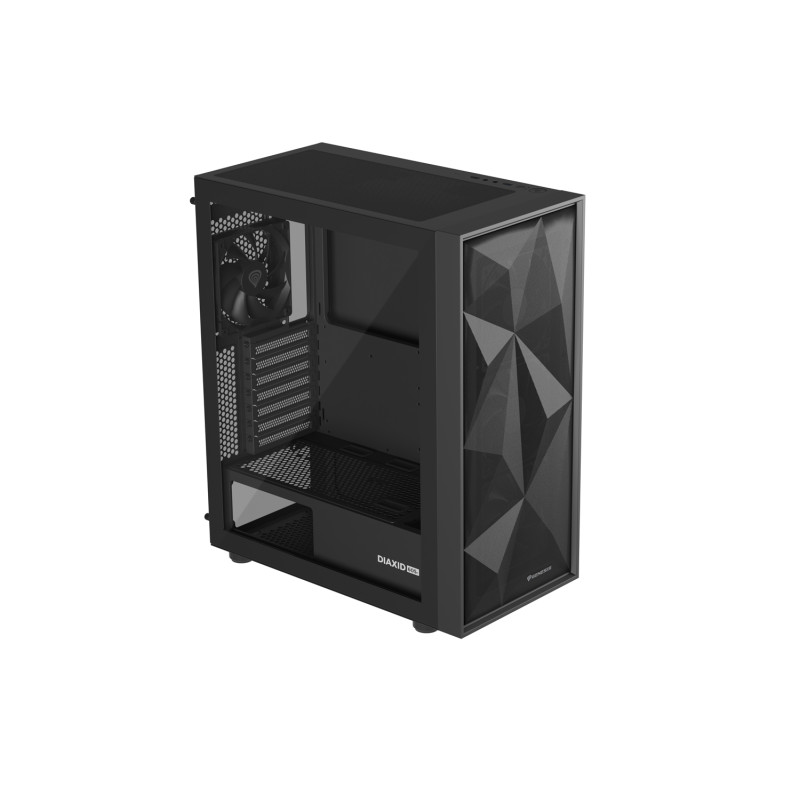 Počítačová skriňa Genesis DIAXID 605F/Midi Tower/Transpar./Čierna