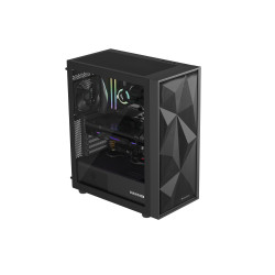 Počítačová skriňa Genesis DIAXID 605F/Midi Tower/Transpar./Čierna