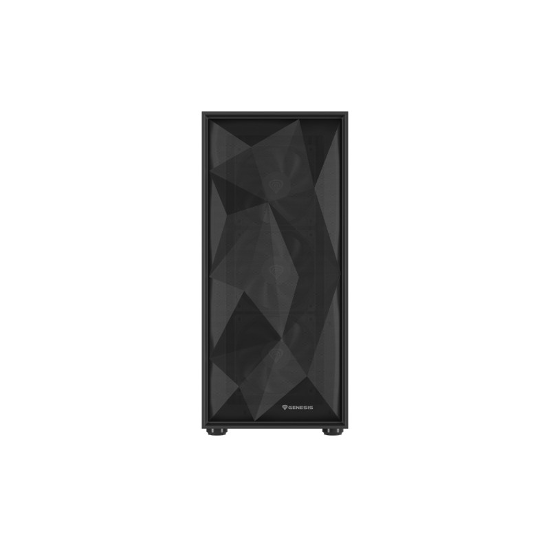 Počítačová skriňa Genesis DIAXID 605F/Midi Tower/Transpar./Čierna