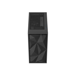 Počítačová skriňa Genesis DIAXID 605F/Midi Tower/Transpar./Čierna
