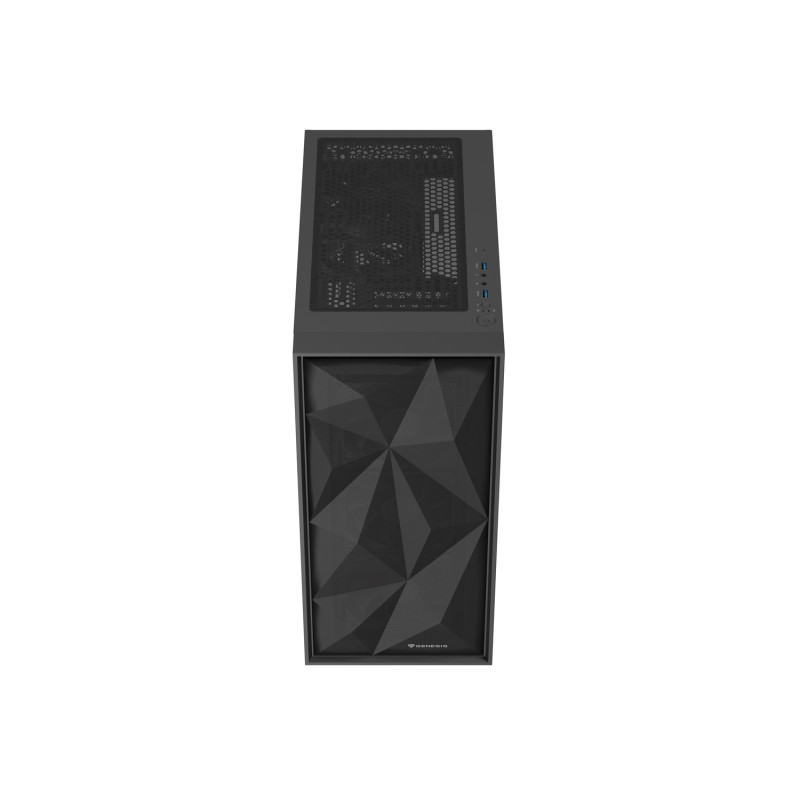 Počítačová skriňa Genesis DIAXID 605F/Midi Tower/Transpar./Čierna