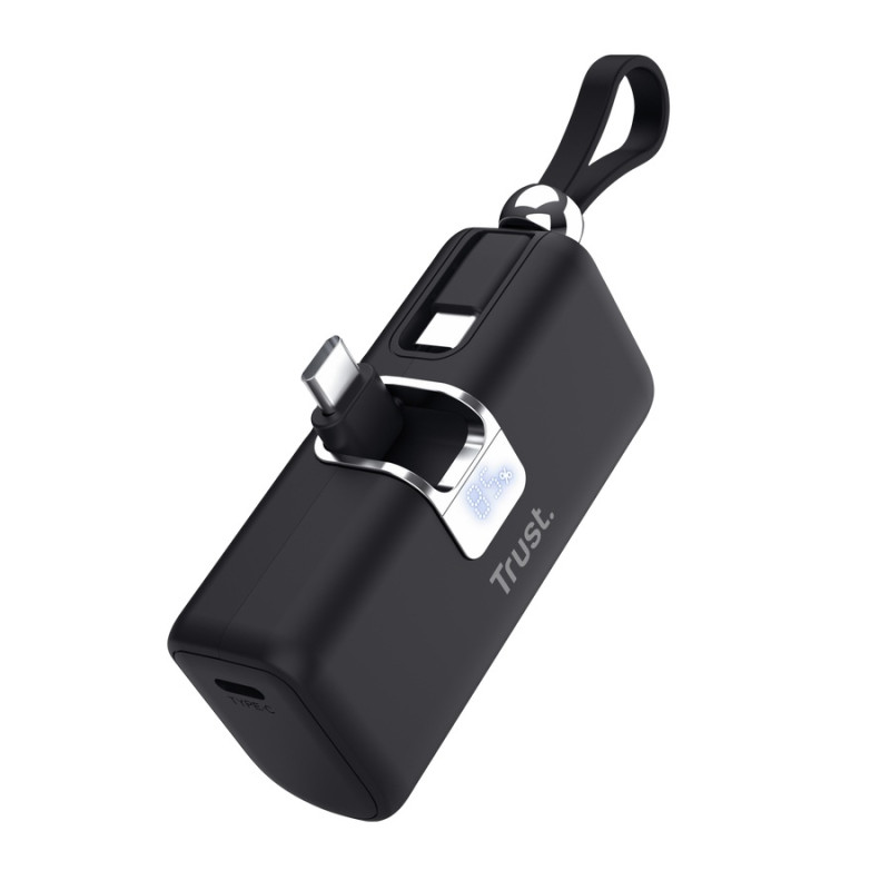 TRUST PACTO 5000 PD POCKET POWERBANK BLK