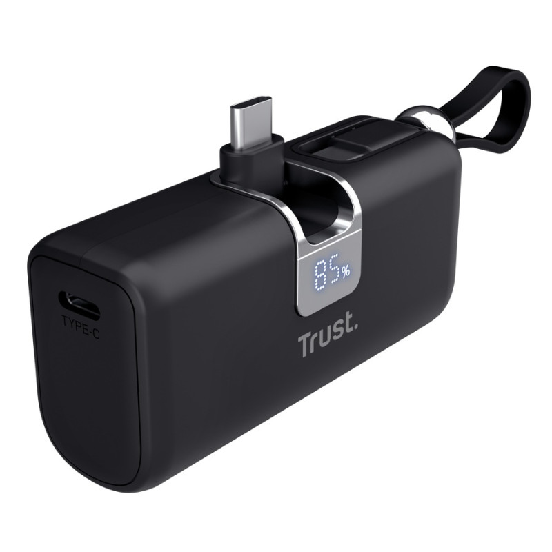 TRUST PACTO 5000 PD POCKET POWERBANK BLK