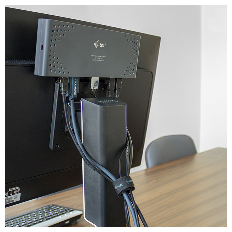 i-tec Docking Station Bracket pre monitory s flat VESA mount