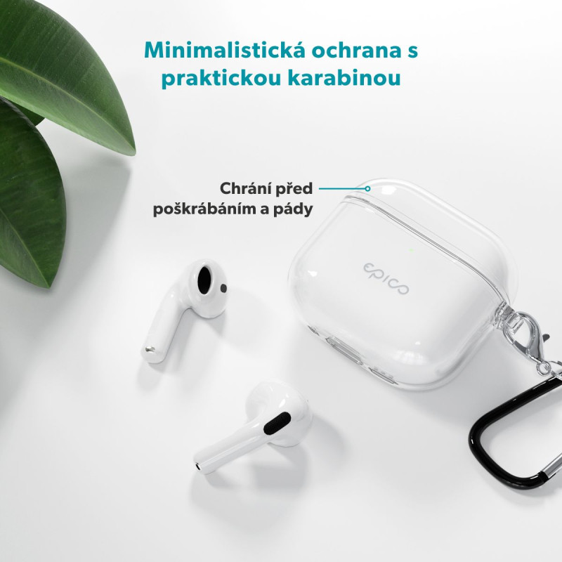 Epico transparentné Puzdro pre AirPods 4