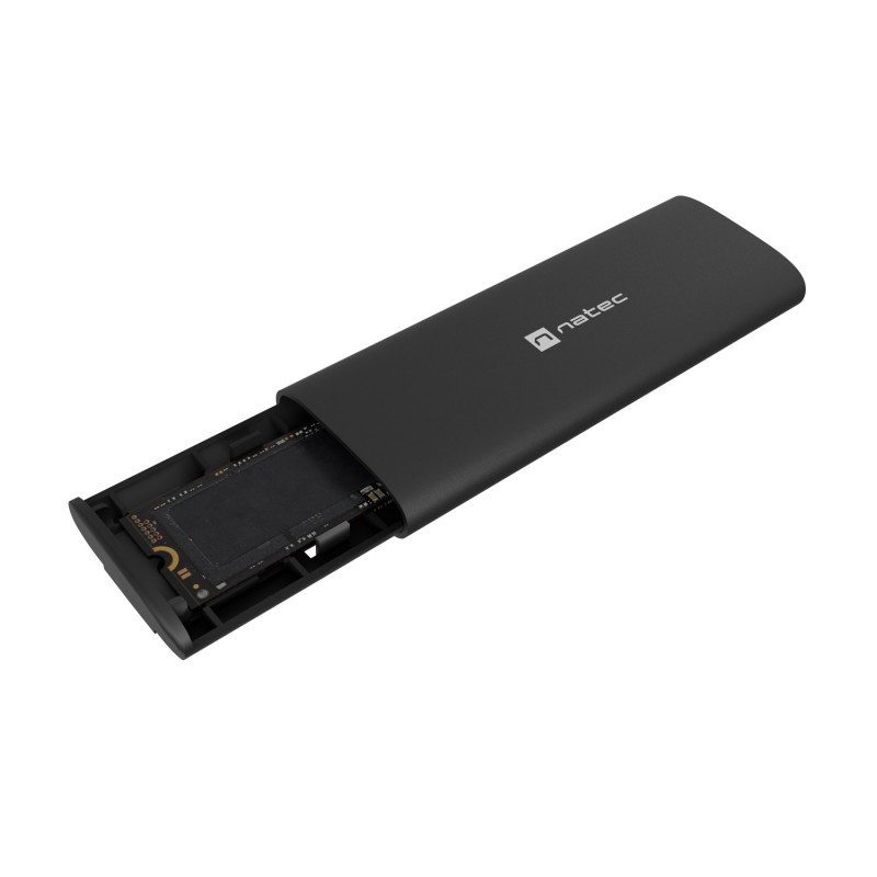 Externý box pre SSD Natec RHINO M.2 NVME LITE USB-C 3.1 GEN2, hliníkové telo