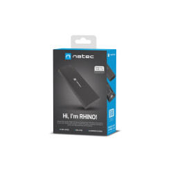Externý box pre SSD Natec RHINO M.2 NVME LITE USB-C 3.1 GEN2, hliníkové telo